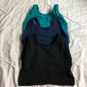 Victorias Secret 3 Pack - sports crop top/bras